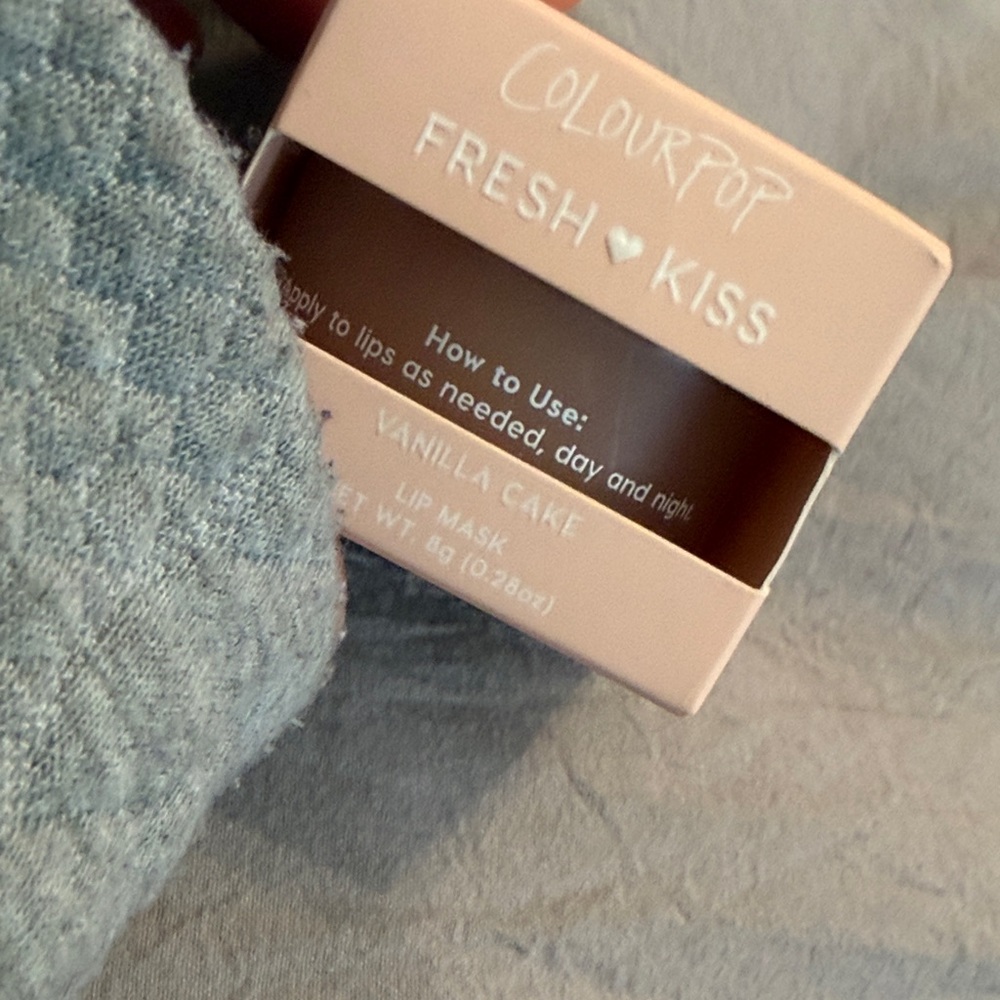 New ColourPop Fresh Kiss Lip Mask - Vanilla Cake